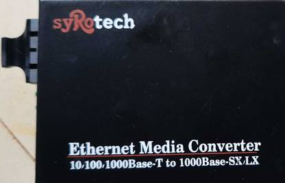 Syrotech GE-10/100/1000 DUAL FIBRE MEDIA CONVERTER GOMC-1312-20 Blade Server