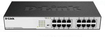 D-Link DGS-1016D 16-Port Copper Gigabit Switch 16 Ports 100 Mbps Network Switch