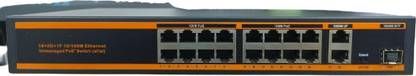 Kinetic POE Switch 100 for Seamless Connectivity 100mbps Power and 8*100 mbps Poe Supply 8 Ports 100 Mbps Unmanaged Network Switch