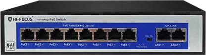 HI-FOCUS HF-SS08-120W 8 Ports 100 Mbps Unmanaged Network Switch