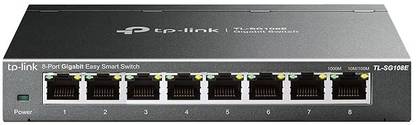 TP-Link 8-Port Gigabit Easy Smart Switch (Tl-Sg108e) 8 Ports 10 Mbps Smart Network Switch