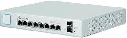 Ubiquiti Networks Networks 8-Port Unifi Switch, Managed Poe+ Gigabit Switch With Sfp 8 Ports 1000 Mbps Fully Managed Network Switch