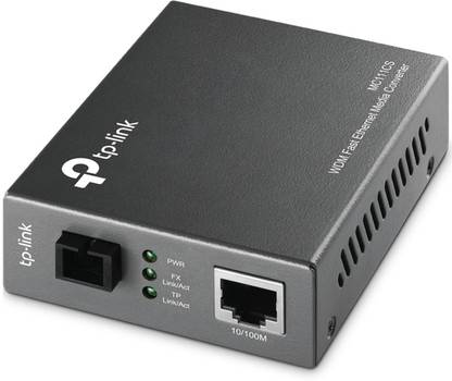 TP-Link MC111CS 10/100Mbps WDM Single-Mode Media Converter 1 Ports 100 Mbps Network Switch