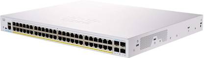 CISCO CBS350-48P-4X Managed Switch|PoE|4x10G SFP+|Limited Lifetime Protection 48 Ports 1000 Mbps Fully Managed Network Switch