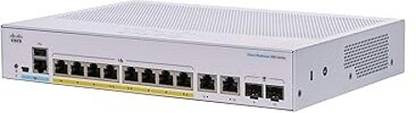 CISCO Business Cbs350-8p-2g Managed Switch,8 Port Ge,Poe 2x1g Combo (Cbs350-8p-2g) 8 Ports 1000 Mbps Network Switch
