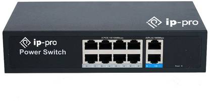 IP Pro POE802-FE 10 Ports 100 Mbps Smart Network Switch