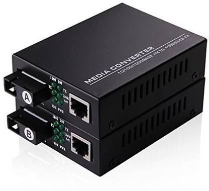 ULTRABYTES Ethernet Media Converter, 1.25Gb/s, single mode SC fiber,10/100 Base 1 Ports 1000 Mbps Smart Network Switch