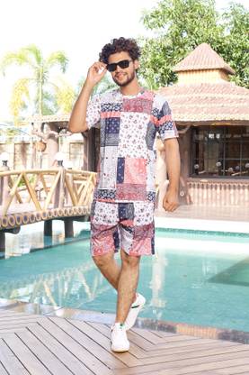 M7 By Metronaut Printed Men Track Suit