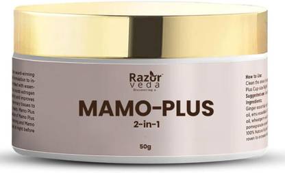 Razorveda Mamo Plus 2 in-1 Cream for B-Enhance Organic Nipple Cream