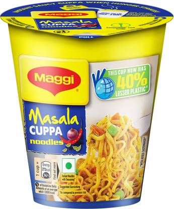 Maggi Instant Cuppa Masala Noodles 70.5gm Instant Noodles Vegetarian