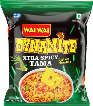 Wai Wai Dynamite Extra Spicy Tama Noodles Instant Noodles Vegetarian