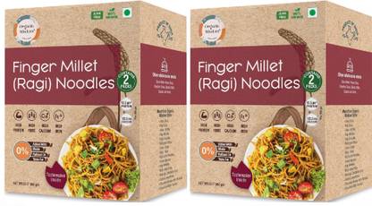 Organic Wisdom Ragi (Finger Millet) Noodles |No MSG, No Maida, No Junk | High Calcium & Fibre Instant Noodles Vegetarian