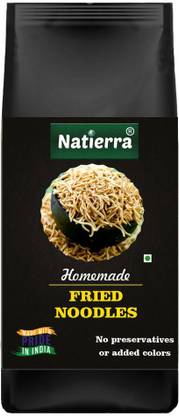 Natierra Fried Noodles | For Chinese Bhel, Soups & Sizzlers | Ready-To-Eat Instant Noodles Vegetarian