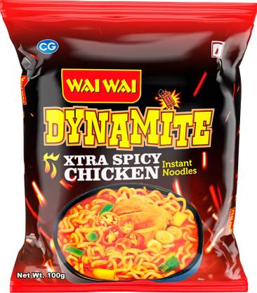 Wai Wai Dynamite Chicken Noodles Instant Noodles Non-vegetarian