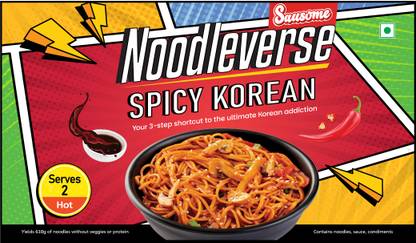 Fazlani Sausome Spicy Korean Hakka Noodles Vegetarian