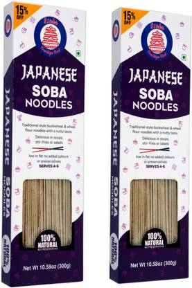 GrainShakti Soba noodles Hakka Noodles Vegetarian