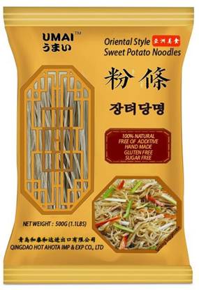 UMAI Sweet Potato Noodles, Gluten Free & Sugar Free Instant Noodles Vegetarian