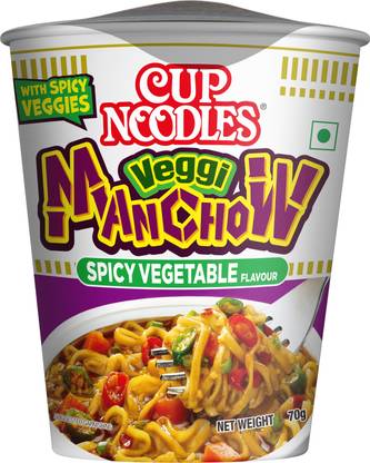 Nissin Veggie Manchow Cup Noodles Vegetarian