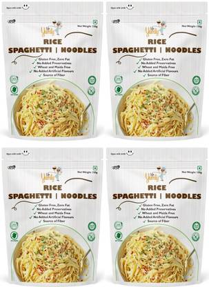 Mr. Yumty Rice Spaghetti / Noodles | No Wheat & Maida |150g Each| Instant Noodles Vegetarian