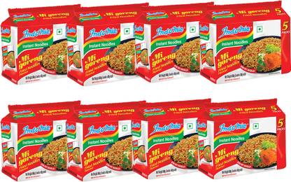indomie Mi Goreng Instant Noodles (Pack of 40) Authentic Spicy Savory Flavor Instant Noodles Vegetarian