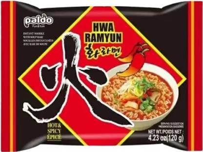 Paldo Hwa Ramyun 120gm Packof 1 Instant Noodles Vegetarian