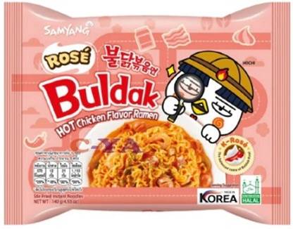 Samyang Rose Ramen Instant Noodles Non-vegetarian