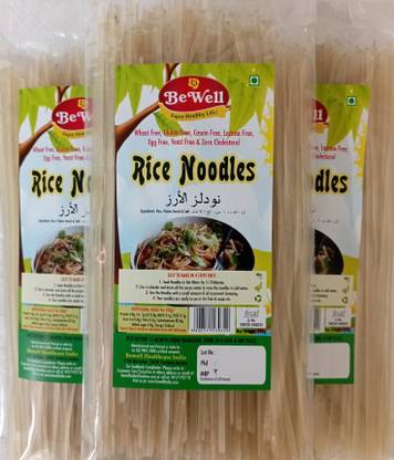 BeWell Gluten Free Rice Noodles 250g x 3 packets Rice Noodles Vegetarian