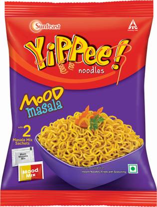 Sunfeast YiPPee! Mood Masala-2 Masala Sachets Instant Noodles Vegetarian