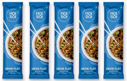 MOI SOI Udon Noodles Value Pack of 5 (No Preservatives |150 GMS Each) Instant Noodles Vegetarian