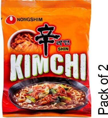 Nongshim Kimchi Ramyun Korean Style Instant Noodles 240g Instant Noodles Vegetarian