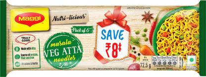 Maggi Nutri licious Veg Atta Masala Instant Noodles Vegetarian