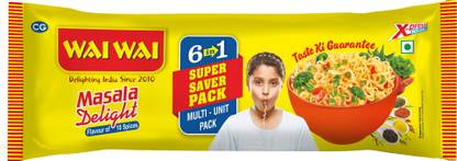 Wai Wai Masala Delight Super Saver Instant Noodles Vegetarian