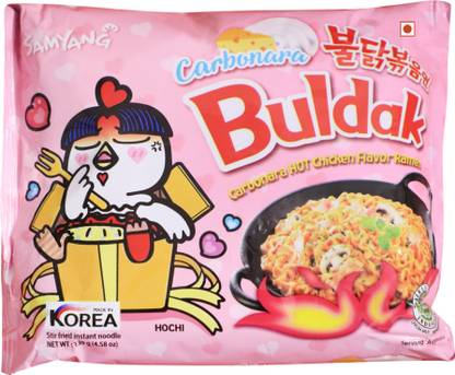 Samyang Carbo (Italian) Hot Chicken Flavour Ramen Instant Noodles Non-vegetarian