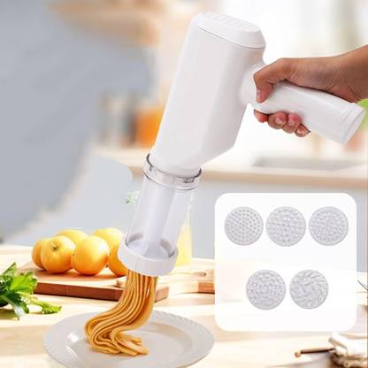 VBM Electric Pasta Maker Handheld Noodle Making Machine 5 in 1 Cordless Pasta Maker
