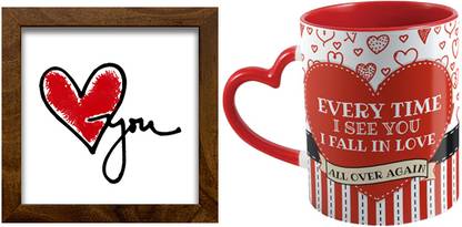 desi memes store Mug, Wall Hanging Gift Set