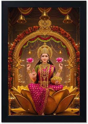 lookat Goddess Lakshmi Religious Frame