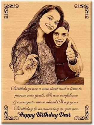 Sunjuh Wood Table Photo Frame