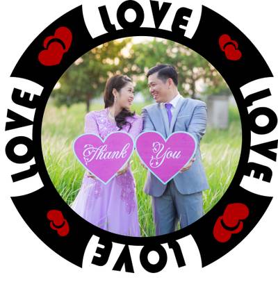 Priyanka Print Media MDF Wall Photo Frame