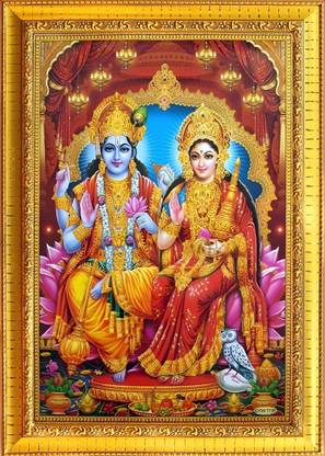 themarusthal Laxminarayan photo Religious Frame
