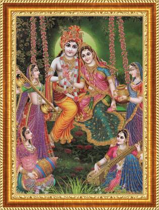 craftery Radha Krishna 261 inch Digital