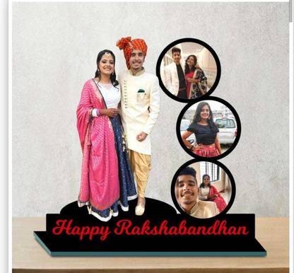 PICGEN Wood Table Photo Frame