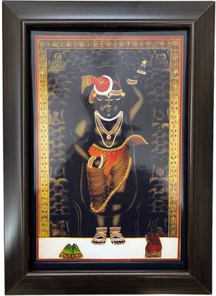 pragyapictures Shrinath ji Mangla Darshan for Pooja Religious Frame