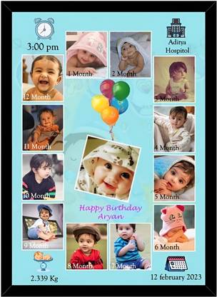 SL GIFTS MDF Wall Photo Frame