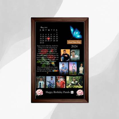 SATYAM ENTERPRISES Acrylic Wall Photo Frame