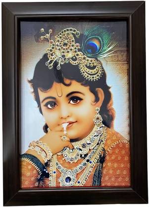 pragyapictures Lord Shree Krishna (Bal Swaroop) Religious Frame