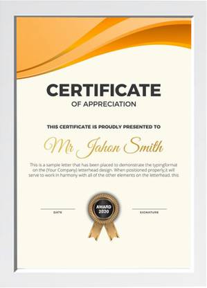 Mahadi Profiles Wood Wall Photo Frame