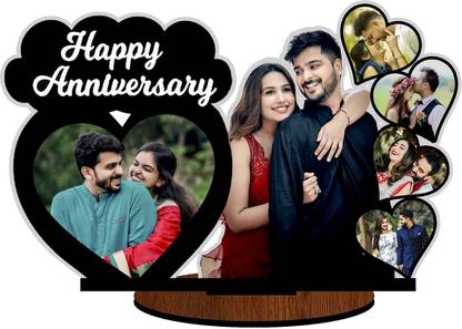 GiftsCulture Wood Table Photo Frame