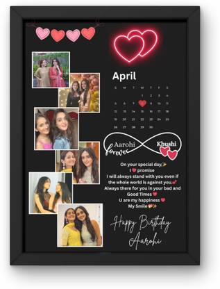 TS Collection Acrylic Wall Photo Frame