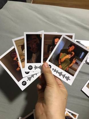 PhotoPolaroids Spotify Polaroid Personalized High-Quality (Set of 20 Photos) Digital Reprint 7 inch x 3 inch Painting