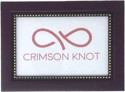 Crimson Knot Wood Table Photo Frame